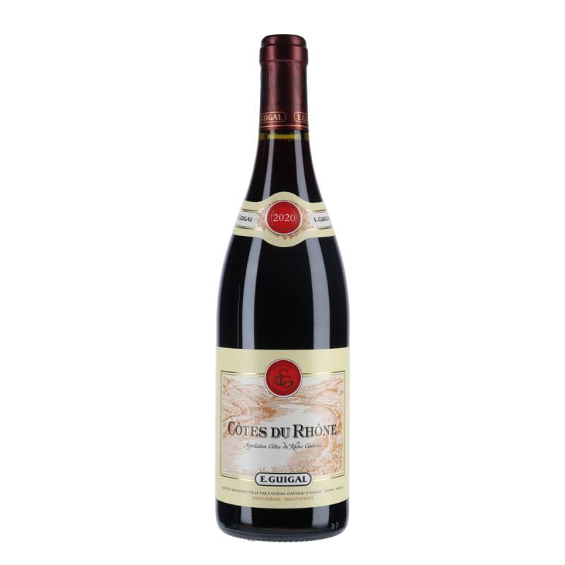 Domaine E.Guigal - Côtes du Rhône rouge 2020 - vin rouge| vin-malin.fr