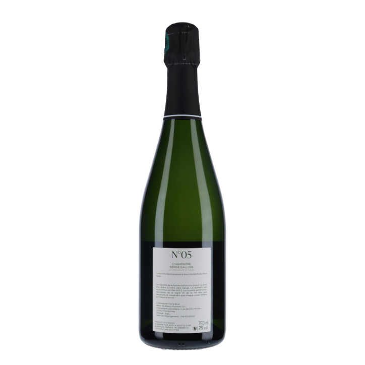 Champagne Serge Gallois Cuvée N°05 Extra Brut Blanc De Blancs 1Er Cru Les Monts Ferres