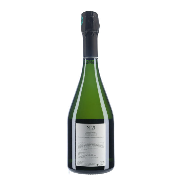 Champagne Serge Gallois "Cuvée N°21" Extra-brut 1er Cru 2014