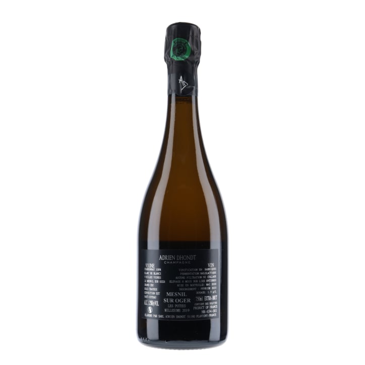 Champagne Adrien Dhondt Le Mesnil sur Oger "Les Potées" Blanc De Blancs Extra-Brut 2019