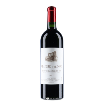 Chapelle d'Ausone Saint-Emilion Grand Cru 2003 - vin Bordeaux|Vin Malin