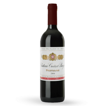 Château Croizet-Bages 2006 - Vin rouge de Pauillac