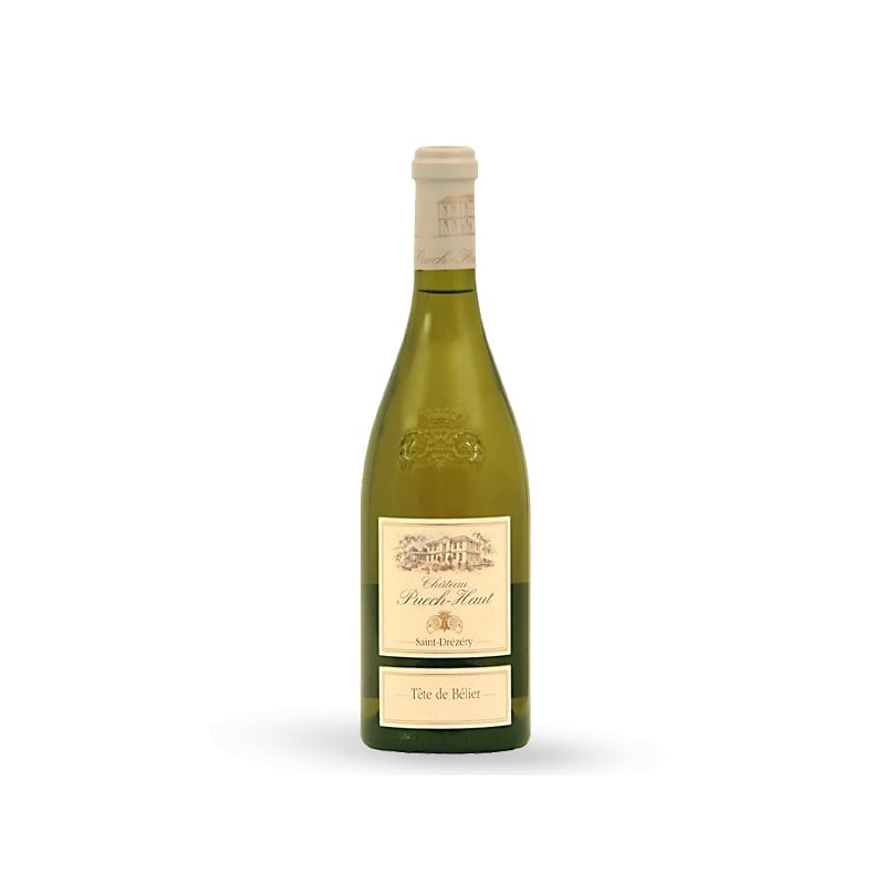 Château Puech-Haut Languedoc Saint Drézéry Tête de Bélier 2012 Blanc