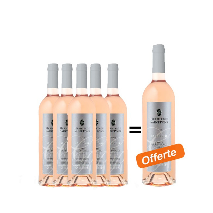 Château Rasque Domaine Saint Pons Rosé 2013 - lot de 6 bouteilles