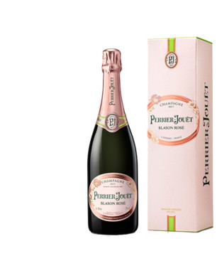 Champagne Perrier-Jouët Blason rosé avec étui