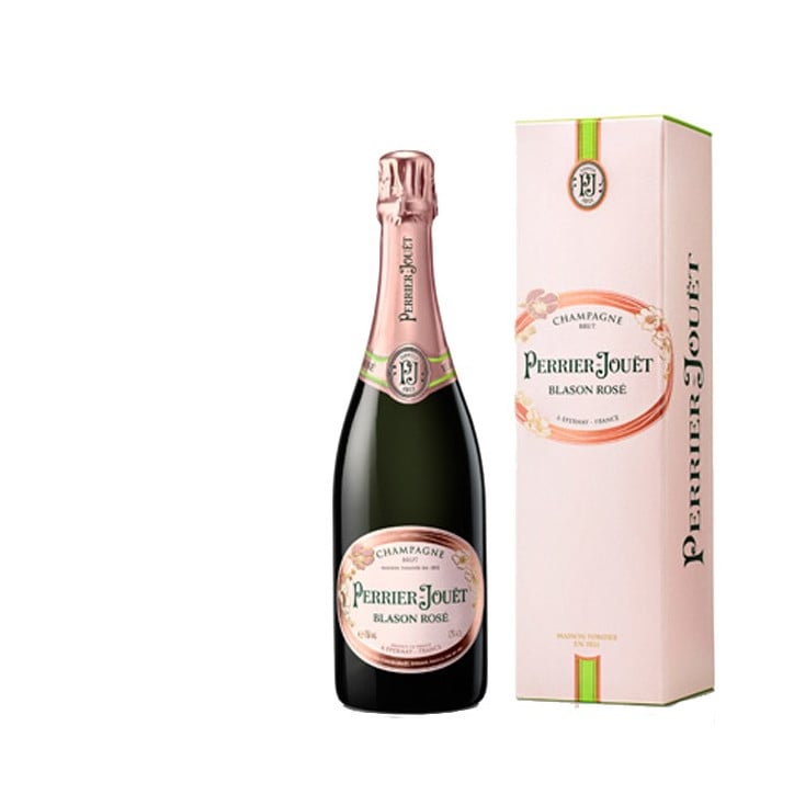 Champagne Perrier-Jouët Blason rosé avec étui