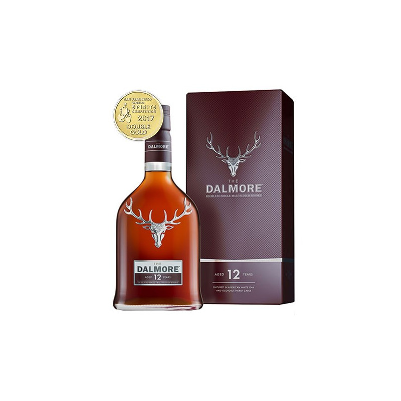 Whisky Dalmore 12 ans 40% - Large Sélection de Rhums |www.vin-malin.fr