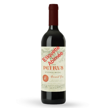 Petrus 1988 Etiquette Légèrement Abimée - Vin rouge de Pomerol