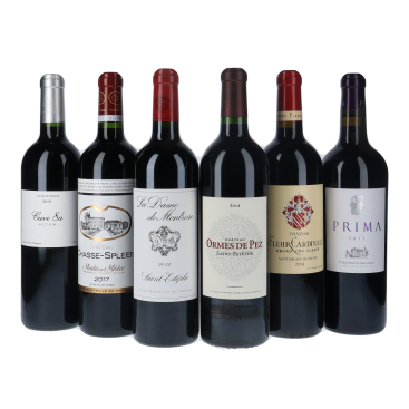 Coffret "Quintessence de Bordeaux" 6 bouteilles | vin-malin.fr