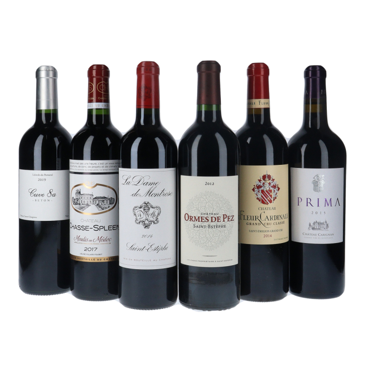 Coffret "Quintessence de Bordeaux" 6 bouteilles